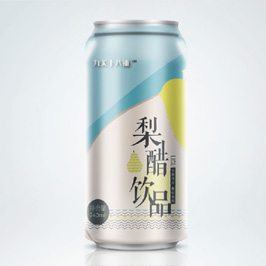 九關(guān)十八鋪梨醋飲品罐裝設計