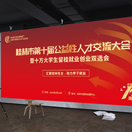 桂林市人才網(wǎng)主kv設(shè)計