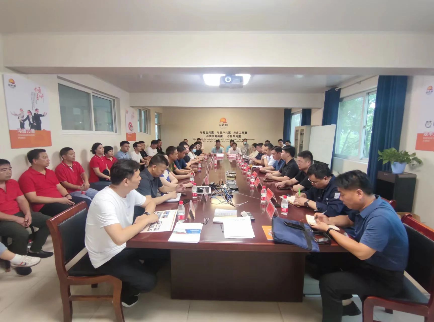 延津縣2023年工貿(mào)企業(yè)防汛應急演練在我司舉行！